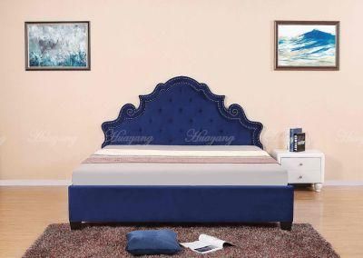 Huayang 10% off Furniture Supplier High Quality Wholesale Price Hotel Bedroom Furniture Modern Design Villa Fabric King Size Bed King Bed