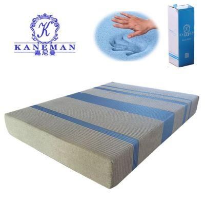 Hot Selling Vacuum Compressed 10&prime;&prime; Queen Size Latex Cooling Gel Memory Foam Mattresses in a Box