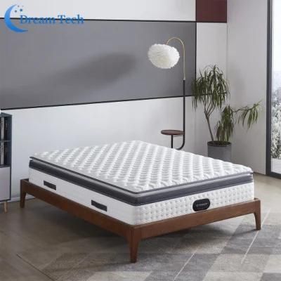 The Best Factory a Wholesal Roll Sleeping Well Full Inch Mattress King Double Gel Memory Foam Spring Mattresses