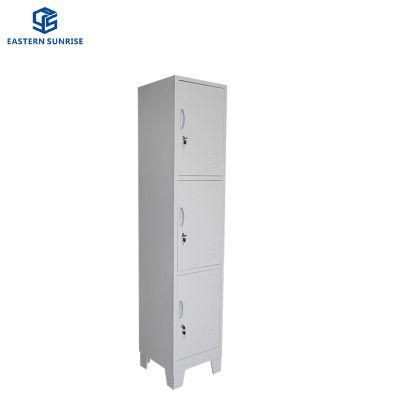Modern Design Factory Direct Sale Steel Stainless 3 Doors Locker