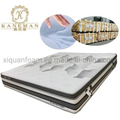 5000 Spring Mattress Custom Back Pain Mattress Memory Foam 12inch Mattress