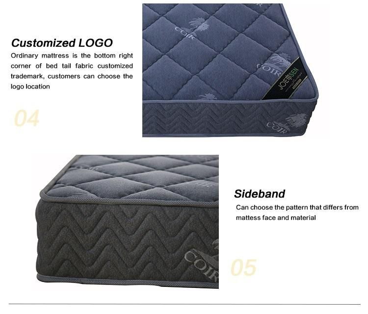 2020 New Style High Quality Independent Spring Mattress with Two Sides Frame for Hotel