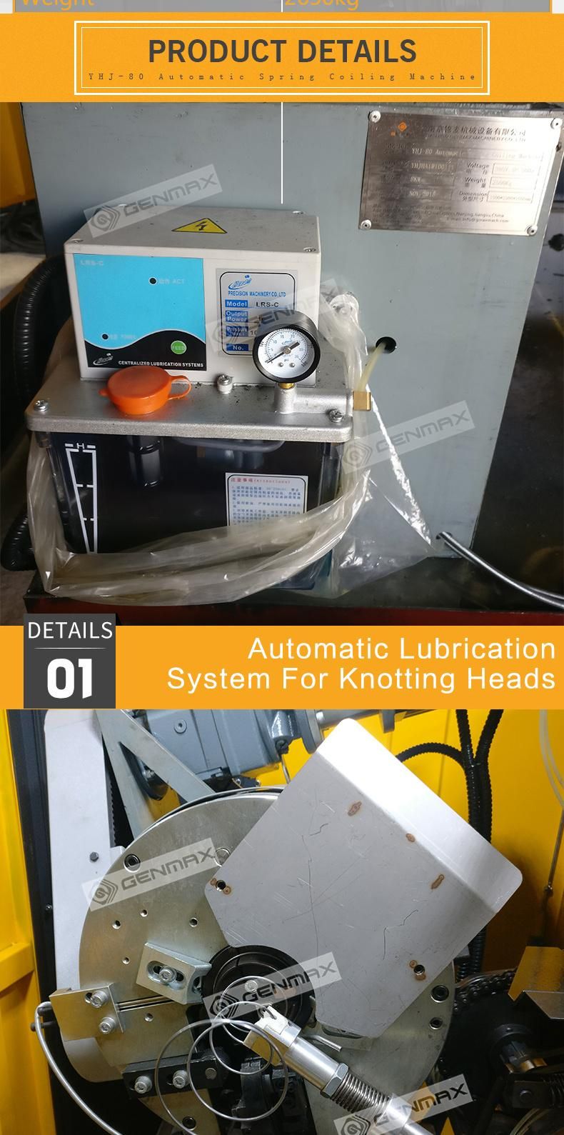 Yhj-80 Automaitc Mattress Spring Coiling Machine