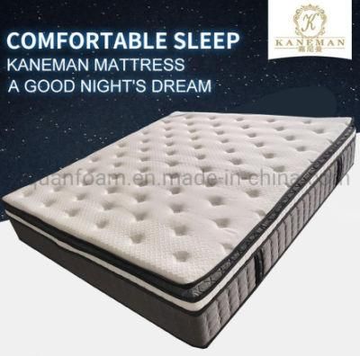 Rolled Packing Pillow Top Spring Mattress Foam Hotel Mattress
