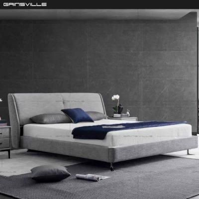 Wholesale Fabric Bedroom Furniture Bed with Metal Legs Gc1820