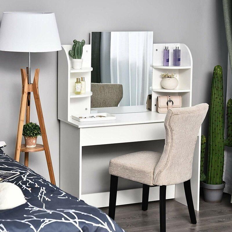 Particle Board Dressing Table with Mirror