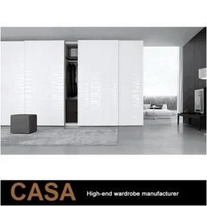 White/Black Sliding Wardrobe Furniture Closet Wardrobe