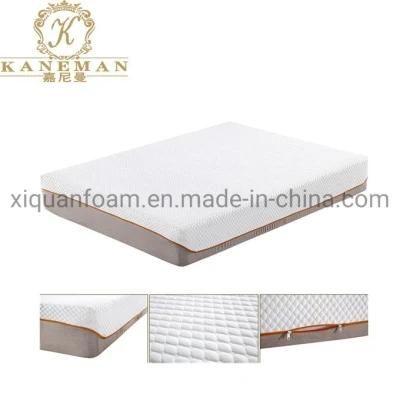 OEM Gel Memory Foam Mattress Roll Compressed Packing in a Box