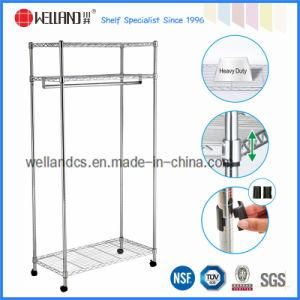 Chrome DIY Metal Bedroom Wardrobe/Garment Rack/ Closet Rack (1309328)