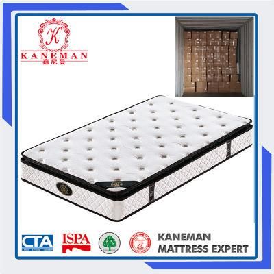 Low Price Goldern Supplier 25cm Egg Foam Pillow Top Pocket Spring Mattress