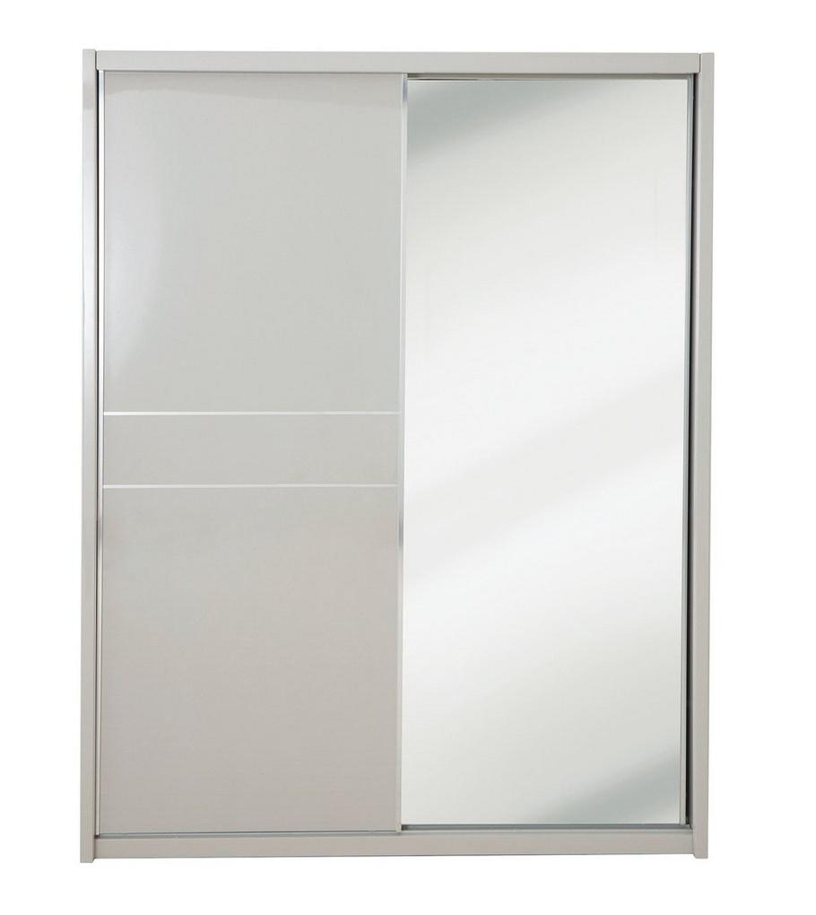 Nova 2 Door Sliding Robe Wardrobe with Full-Length Mirror
