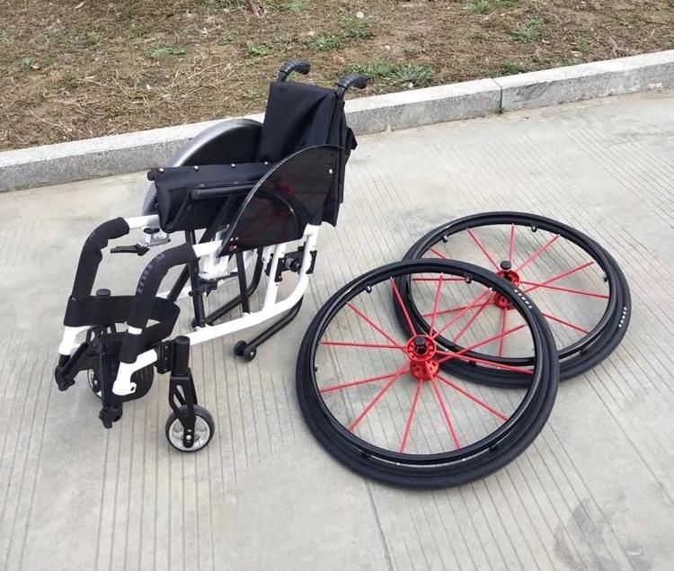 Super Light Aluminum Alloy Portable Leisure Sports Wheelchair