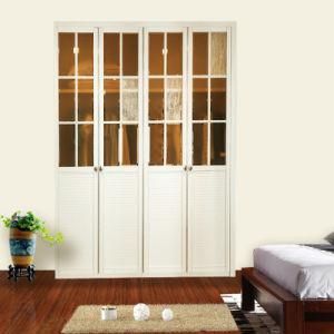 New Classic Glass Swing Shutter Wardrobe Door with PVC Coating Mulsanne V3656