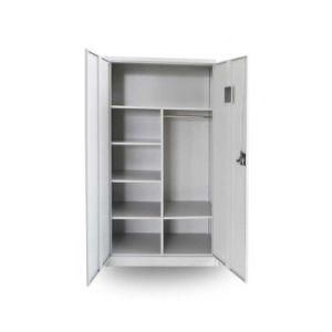 Mingxiu Steel Cabinet Metal Armoire / 2 Door Steel Clothes Cabinet