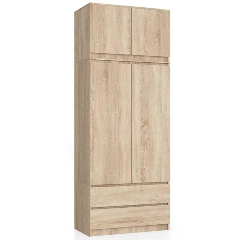 Direct Sale Wooden Home Furniture Locker Bedroom Plywood Wardrobe
