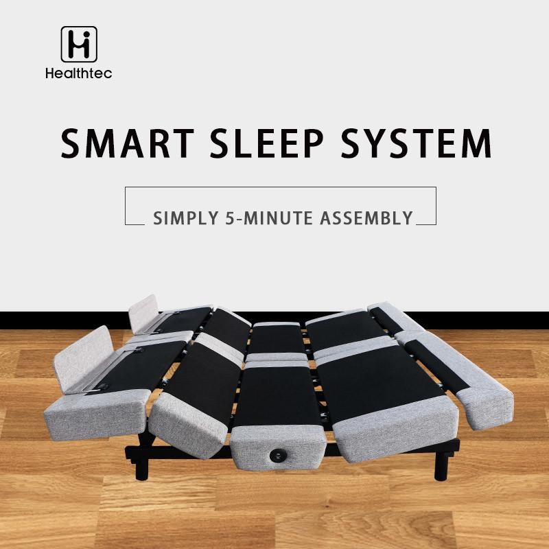 Luxury Adjustalbe Bed with LED Light