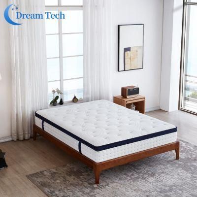Five Star Hotel Bedroom High Quality Pocket Spring Memory Foam Bed Mattress Bedroom Furniture