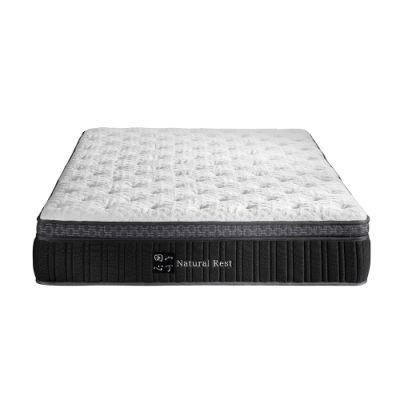 Europe Top Style White Pocket Spring Mattress with Foam Encasement Eb15-07