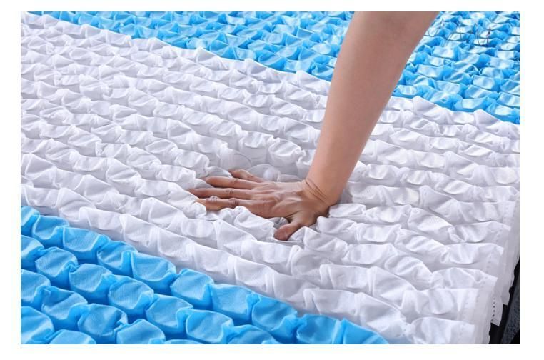 Hotel Bed Bedding Furniture Queen Size Euro Top Pocket Spring Mattress