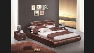 American Style Leather Bed 741