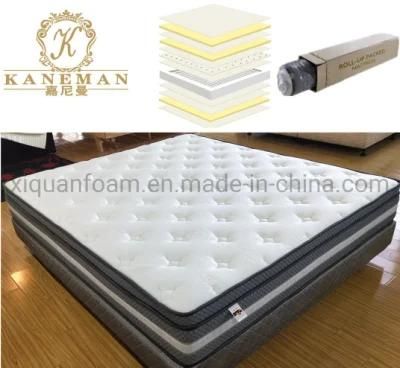 King Mattress Pocket Coil Mattress Custom Bedroom Mattress in a Box