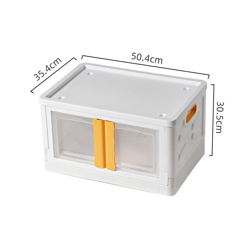 Bedroom Furniture Folding Storage Box Home Furniture Organizer Stackable 80L