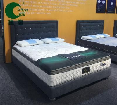 Modern Design Euro-Top Pocket Spring with Memory Foam Mattress