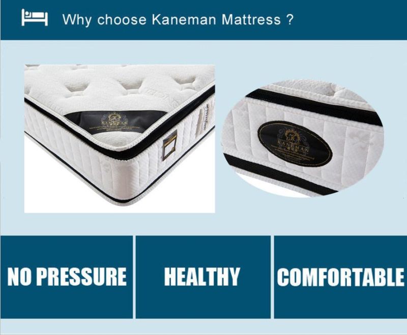 Luxury Both Sides Mattress Hotel Coil Spring Mattress King Size Mattress