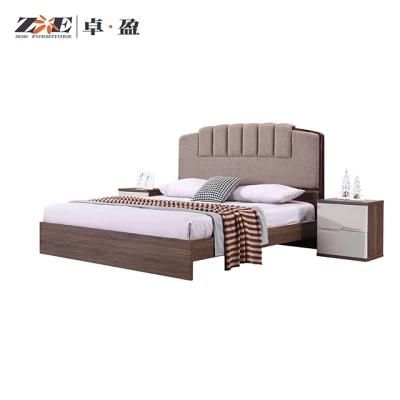 Wooden King Size Bedroom Bed for Home Use