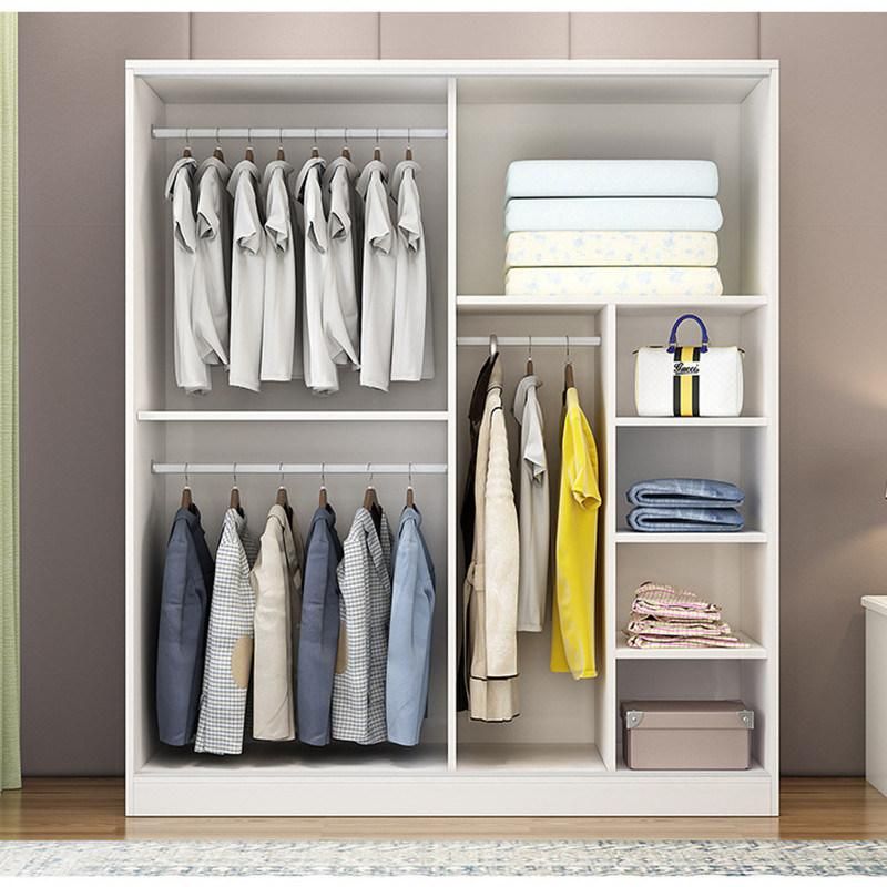 Wardrobe Closet Cloth Storage Bedroom Furniture Factory Price Wardrobe