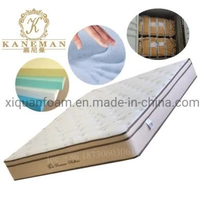 Flat Packed King Size Memory Foam Mattress Customized Bed Spring Mattress
