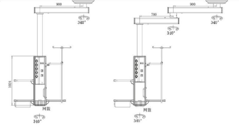 ICU Pendant Medical Suspension Bridge