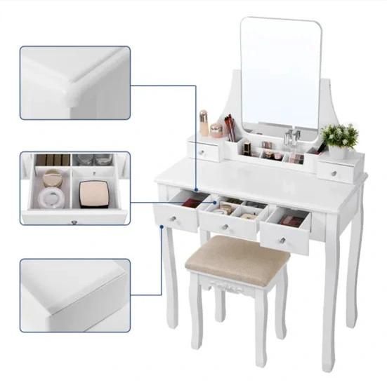 Hot Selling Dressing Table Set with Mirror