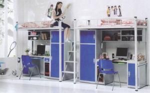 Bunk Bed with Wardrobe for School