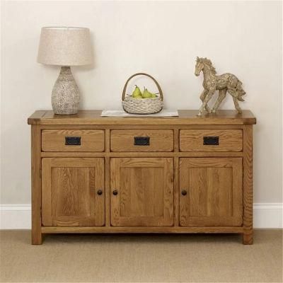 Oak Large 3 Door 3 Drawer Sideboard