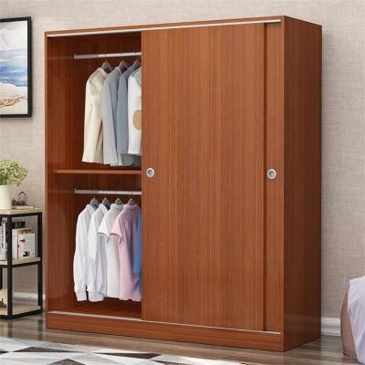 Wardrobe with Mirror Folding Fabric Wardrobe with Dressing Table