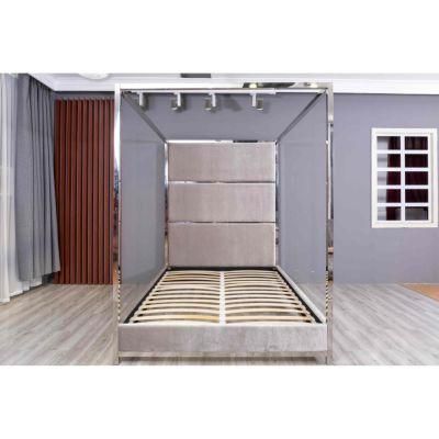 Huayang Large Storage Double Beds with Solid Wooden Oak Bedroom Bed Furniture Bedroom Bed