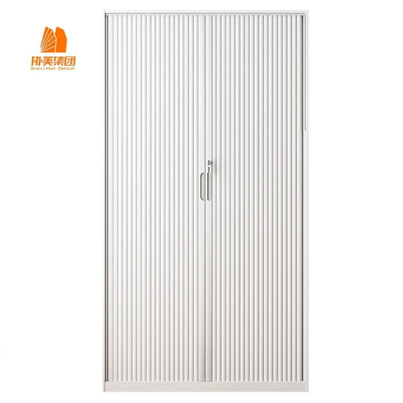 Steel Wardrobe, Storage Cabinet with Adjustable Interlayer. Large-Capacity Modern Cabinet.