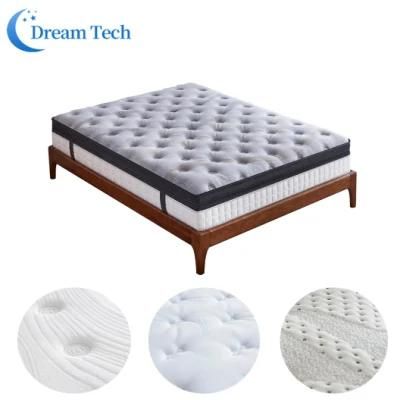 Customized High Rebound Bedroom Furniture High Resilience Memory Foam Mattress in a Box