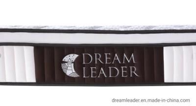 New Gel Memory Foam Dreamleader/OEM Compress and Roll in Carton Box Hybrid Sprung Mattress
