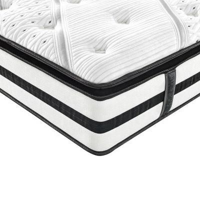 Wholesale Hot Orthopedic Queen Size Mattresses with Pillow Top Design Pocket Spring Mattress