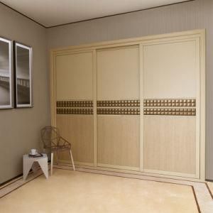 Wood Grain Panel 3 Sliding Door Wardrobe (YG61449)