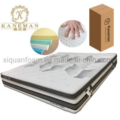 Hybrid Mattress 12inch Latex Pocket Spring Mattress Wholesale Price