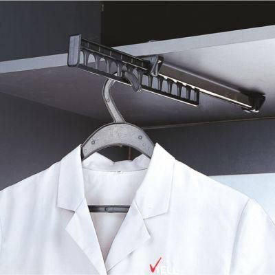 (Hz009) Plastic Top Mounted Trousers Rack for Wardrobe