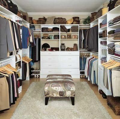 Wholesale Customized Modern Wooden Bedroom Walk in Closets