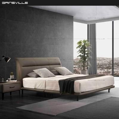 Hot Sale Italy Bed Sofa Bed Soft Leather Bed Upholstered Bed King Bed Double Bed Modern Furniture Bedroom Furniture