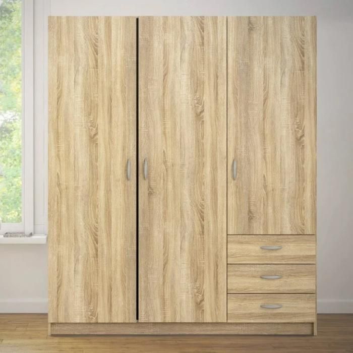 Wholesale House Wooden Furniture Bedroom Closet Cabinet Wardrobe