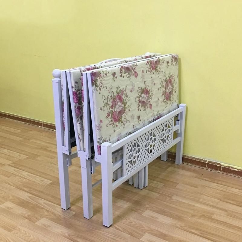 Folding Metal Frame Bedroom Furniture Wedding Party Event Party Folding Bed
