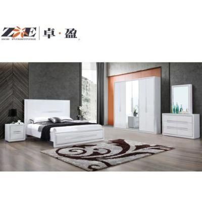 Modern Home MDF 4 Bedroom Design Modular Home Royal Luxury Bedroom Furniture