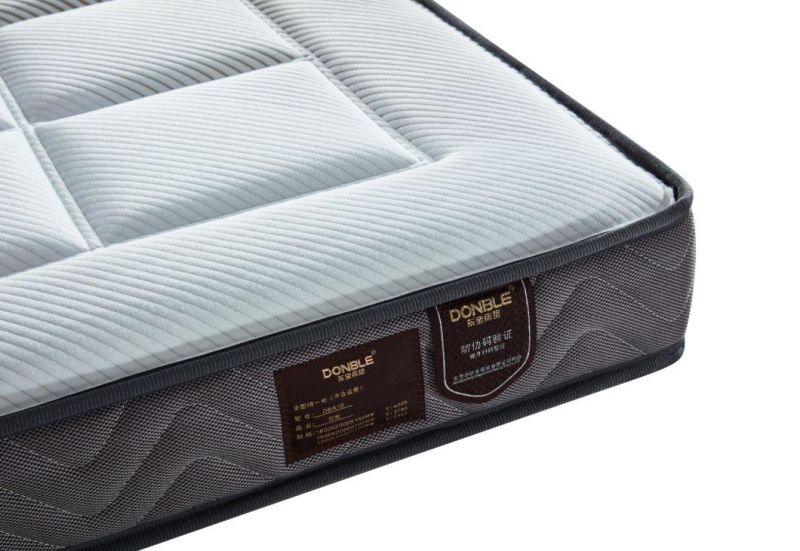 High Quality Silk Fabric Spring Mattress Queen Size Single Memory Foam Mattress